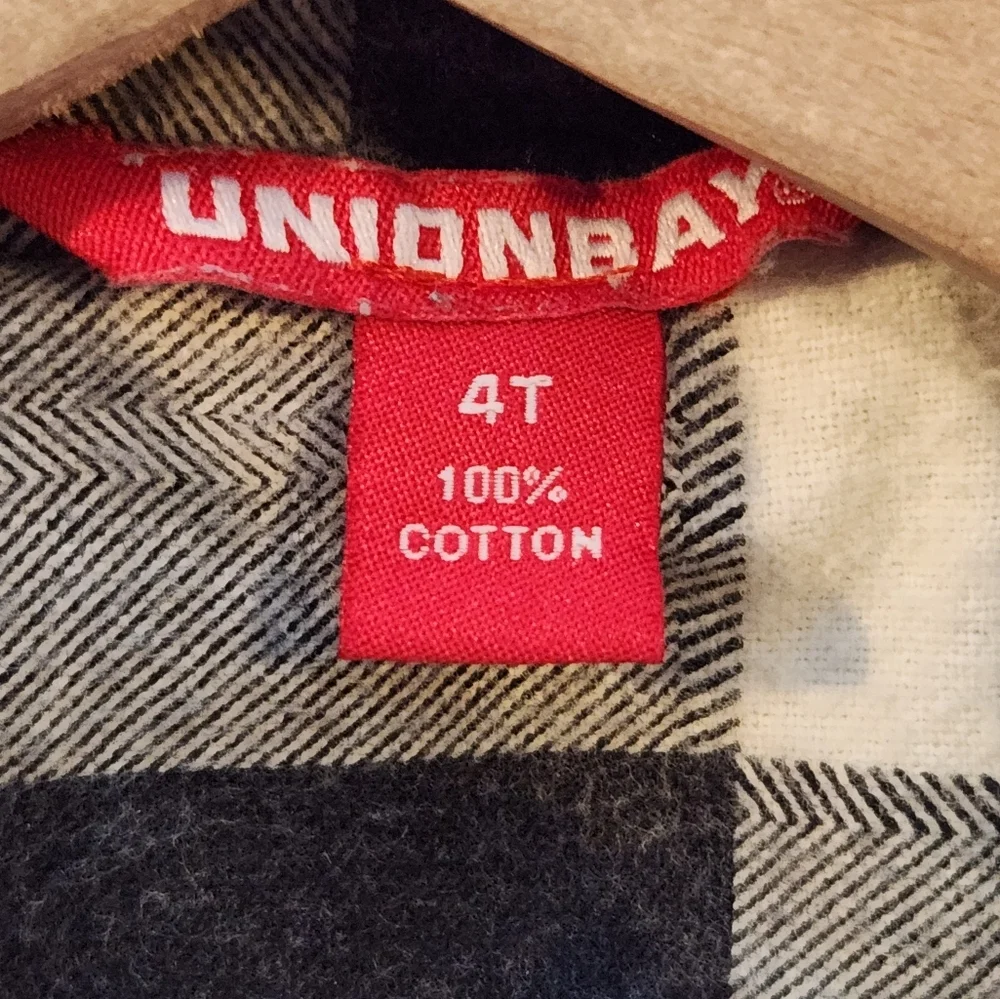 UNIONBAY Brown Quilted Kids Vest Flannel Lined